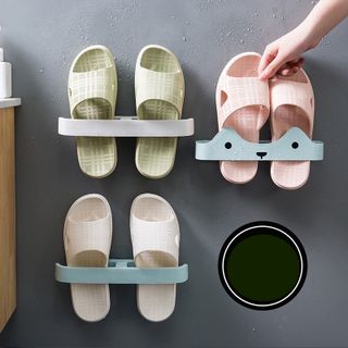 Kệ giày dép dán treo tường thông minh hình mèo