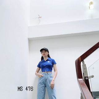 Quần Baggy jean thêu hoa cúc mã 476 giá sỉ