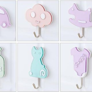 Bộ 2 Móc Treo Dán Tường Siêu Dính - Chịu Lực 3kg