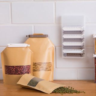 Hộp Đựng 10 Kẹp Miệng Túi Thực Phẩm Treo Tường