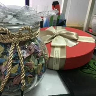 Lọ thuỷ tinh đựng sao,hạc giấy