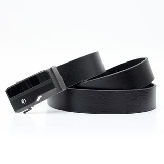 Thắt lưng dây nịt da bò AT Leather M4-10 màu đen khóa tự động