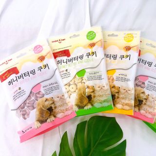 BÁNH COOKIE MẬT ÔNG 120G Honey Butter Ring Cookie (cookie&mam) (vị truyền thống/sữa chua/ thịt nướng/bơ chuối/khoai lang tím)