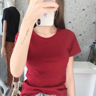 ÁO THUN borip CỔ TRÒN - CỔ TIM