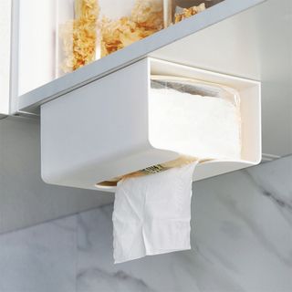 Hộp đựng khăn giấy rút đồ dùng đa năng dán treo tường