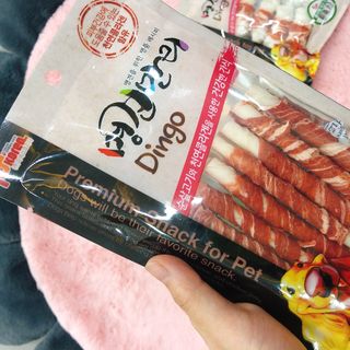 THỊT CUỘN XƯƠNG BỔ SUNG COLLAGEN 80G Dingo (PSKorea) (Vị bò/gà)