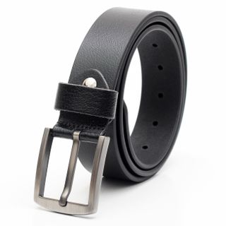Thắt lưng dây nịt da bò AT Leather M4K-02 màu đen khóa kim
