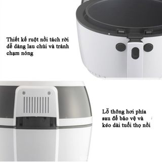 Nồi Chiên Không Dầu NINE SHIELD 8L Siêu To Khổng Lồ