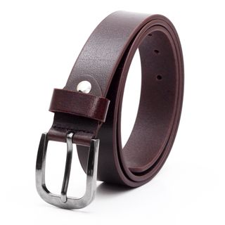 Thắt lưng dây nịt da bò AT Leather M4K35-02 màu nâu khóa kim