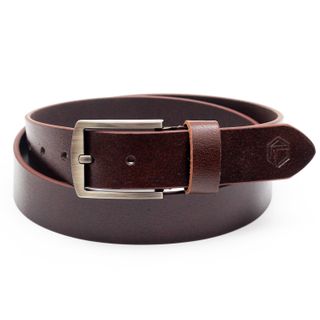 Thắt lưng dây nịt da bò AT Leather M4K-02 màu nâu khóa kim