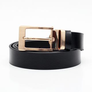 Thắt lưng dây nịt da bò AT Leather M4K35-03 màu đen khóa kim