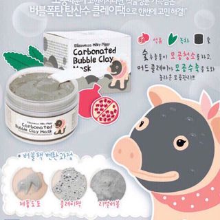 MẶT NẠ THẢI ĐỘC, KHỬ CHÌ BÌ HEO CARBONATED BUBBLE CLAY MASK
