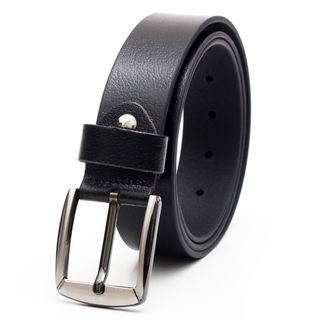 Thắt lưng dây nịt da bò AT Leather M4K-03 màu đen khóa kim