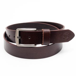 Thắt lưng dây nịt da bò AT Leather M4K-03 màu nâu khóa kim
