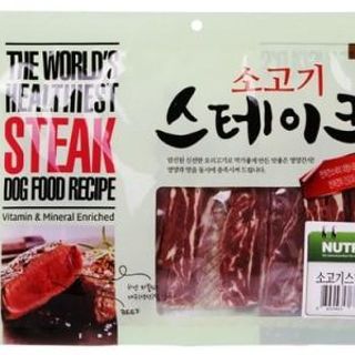 THỊT SẤY KHÔ GÓI 300G THE WORLD'S HEALTHIEST STEAK DOG FOOD RECIPE (NUTRIO)