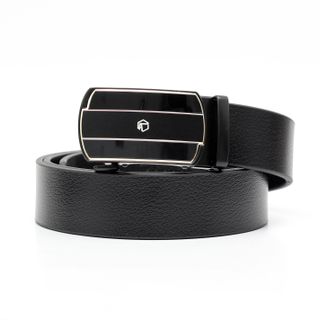Thắt lưng dây nịt da bò AT Leather M4-08 màu đen khóa tự động