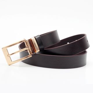 Thắt lưng dây nịt da bò AT Leather M4K35-03 màu nâu khóa kim