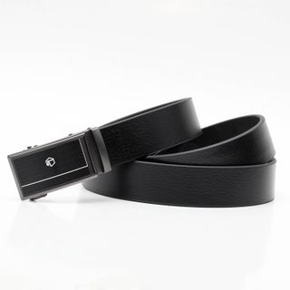 Thắt lưng dây nịt da bò AT Leather M4-06 màu đen khóa tự động