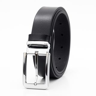 Thắt lưng dây nịt da bò AT Leather M4K35-04 màu đen khóa kim
