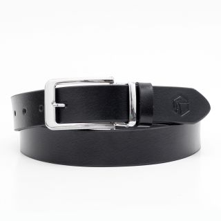 Thắt lưng dây nịt da bò AT Leather M4K35-04 màu đen khóa kim