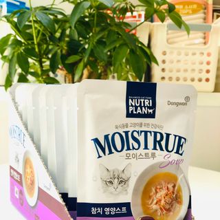 Soup mèo túi 60g MOISTRUE Nutri Plan (Dongwon)