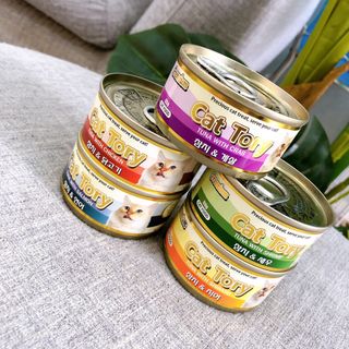 Pate mèo Cat Tory: Cá ngừ mix cua/cá hồi/tôm/gà/chất xơ hairball