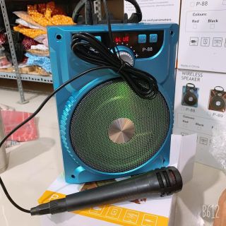 Loa hát karaok p88 kèm mic
