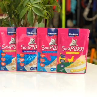 Soup mèo túi 50g SouPURR (Vitakraft)12 túi/ hộp