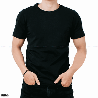 BASIC TEE ĐEN 100% cotton 4 chiều giá sỉ​, giá bán buôn