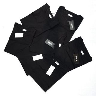 BASIC TEE ĐEN 100% cotton 4 chiều giá sỉ​, giá bán buôn