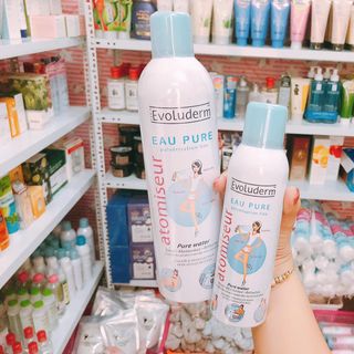 Xịt khoáng evoluderm eau pure 400ml