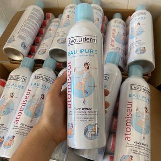 Xịt khoáng evoluderm eau pure 400ml