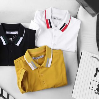 áo phông cổ tổ ong chất co giản