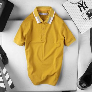 áo phông cổ tổ ong chất co giản