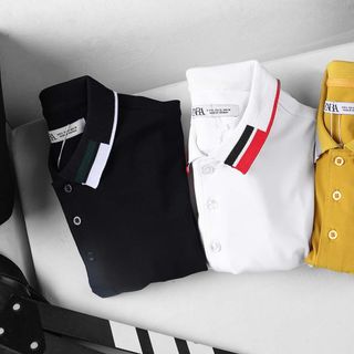 áo phông cổ tổ ong chất co giản