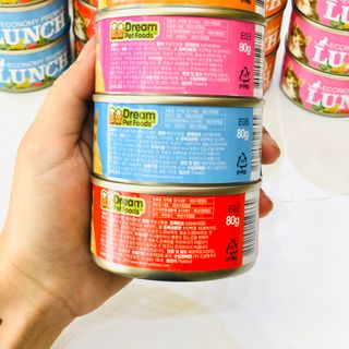 PATE MÈO LUNCH (Dream Pet Foods) (Cá ngừ mix cua/cá thu/gà)