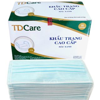 Khẩu Trang Y Tế TDCare-4 Lớp Màu Xanh giá sỉ