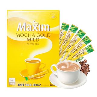 Cafe Maxim Gold Hàn Quốc Hộp 100 gói 1.2Kg - 맥심 커피