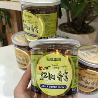 HỘP THỊT SẤY 190G LUXURY BALANCE (dạng que/thịt bọc xương vị cá hồi/vịt/bò)