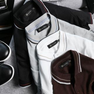 áo phong cổ trơn