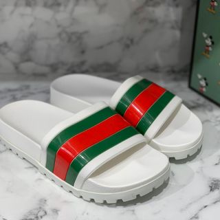 Dép Nam GG Kẻ Xanh Đỏ SPF