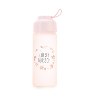 Bình Đựng Nước Thủy Tinh 350ml Cherry Blossom