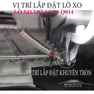Lò xo tự động mở cốp cho xe hơi