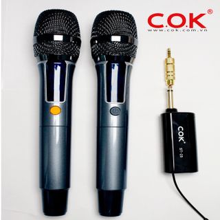 Micro Không Dây COK ST-25 - - Bảo hành 12 tháng - Đổi trả 7 ngày (50 kênh UHF)