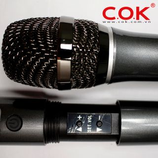 Micro Không Dây COK ST-25 - - Bảo hành 12 tháng - Đổi trả 7 ngày (50 kênh UHF)