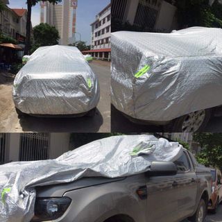 Bạt phủ xe tráng nhôm các Size đồng giá ( từ 4 chỗ - Bán tải)