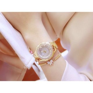 Đồng hồ Bee Sister mặt gắn hạt