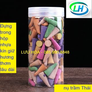 Hộp 128 viên nhang nụ trầm hương thái lan hình nón cho mùi hương dễ chịu thư giãn - MIXED FLOWERS giá sỉ