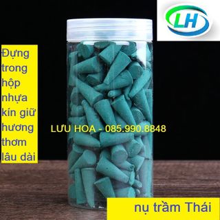 Hộp 128 viên nhang nụ trầm hương thái lan hình nón cho mùi hương dễ chịu thư giãn - MIXED FLOWERS