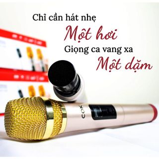 Micro Không Dây COK 123 - - 1 ĐỔI 1 TRONG VÒNG 7 NGÀY - BẢO HÀNH 6 THÁNG